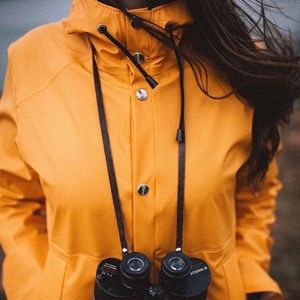 Iceland 66 North classic yellow rain jacket